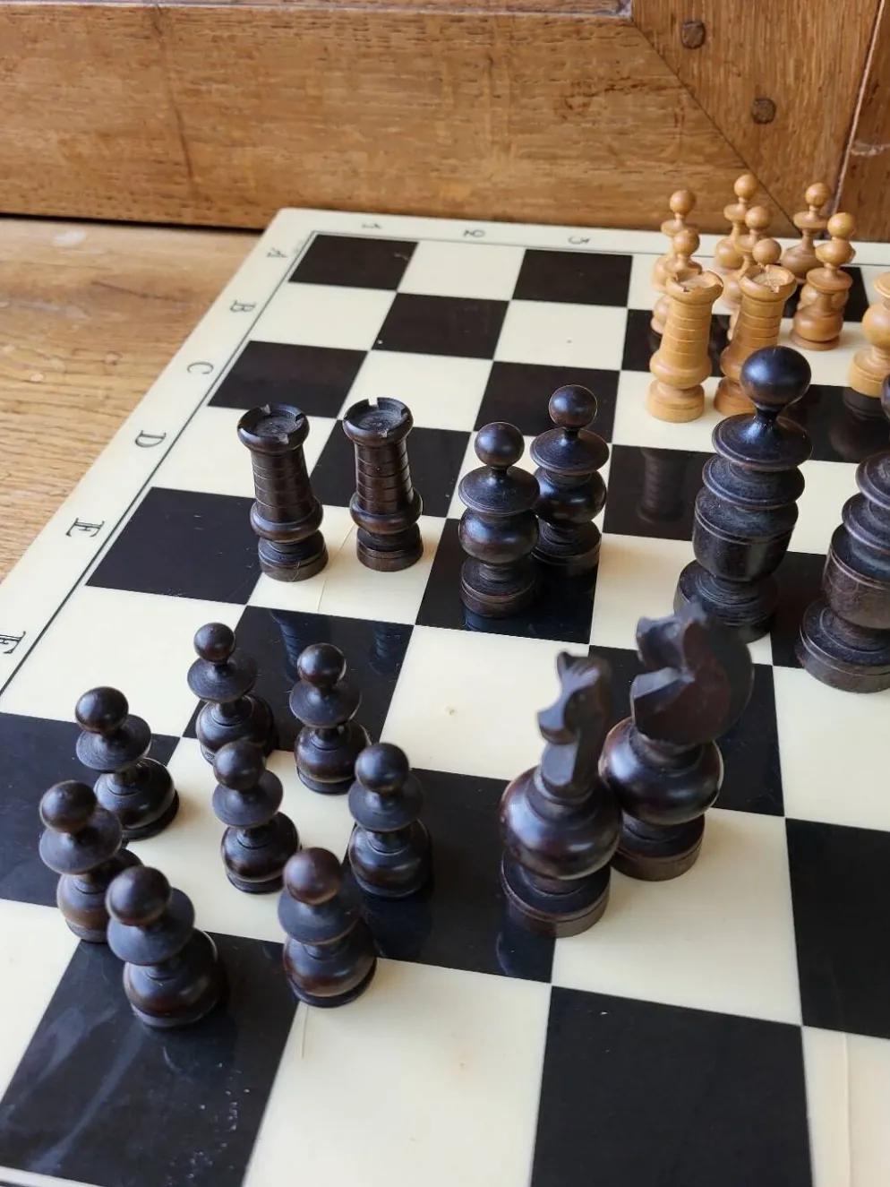 Jeu d échec en bois complet