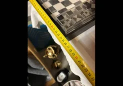 Jeu d’échecs altuglas, création alexandre yeghiayan, 1970