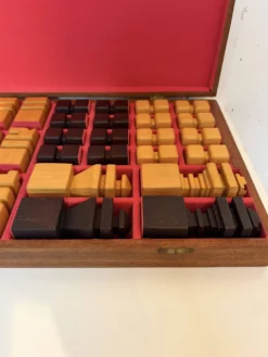 Jeu d’échecs bois, 1970