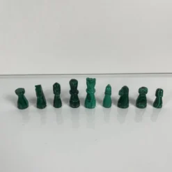 Jeu d’échecs décoratif en malachite, 1950–1970