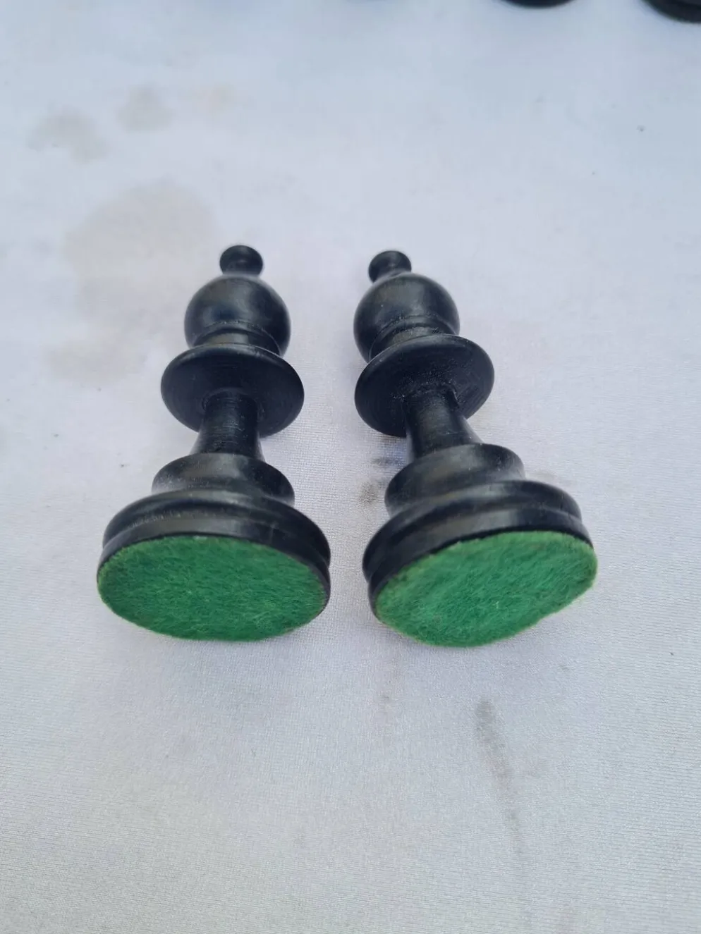 Jeu d'échecs vintage Staunton Français en buis massif – Taille 4