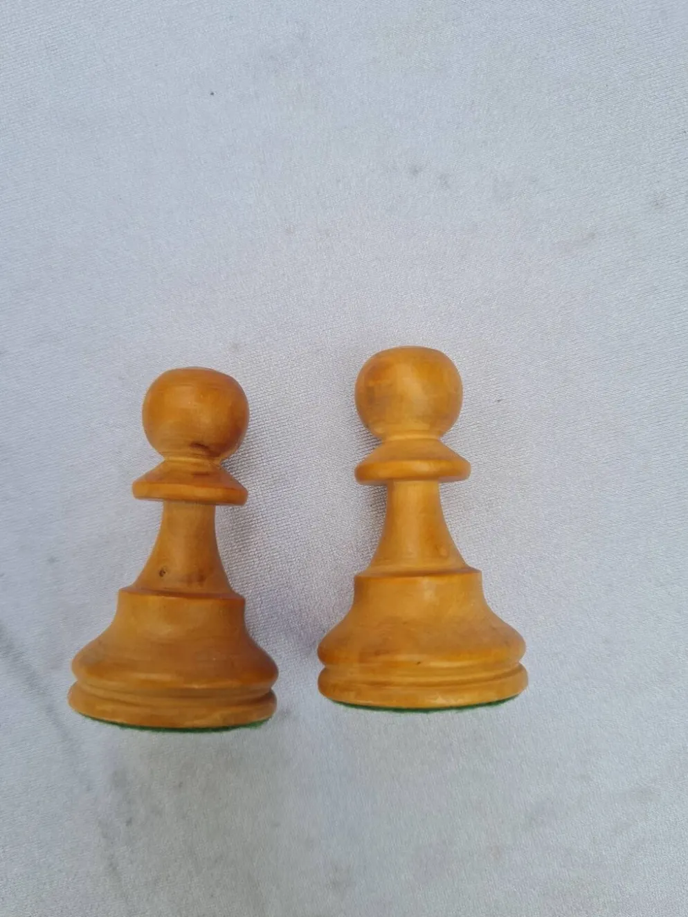 Jeu d'échecs vintage Staunton Français en buis massif – Taille 4