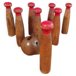 Jeu de bowling 1900 en bois
