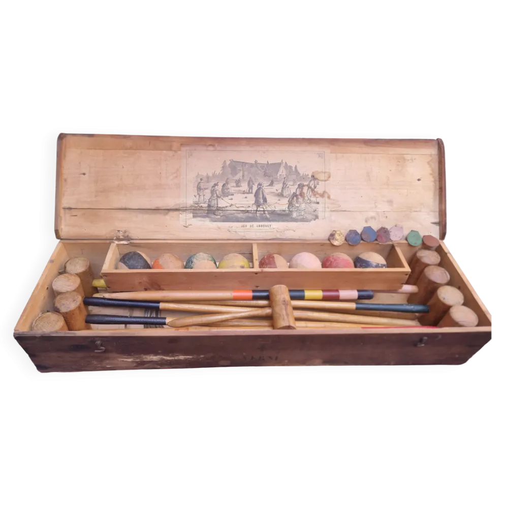Jeu de croquet ancien