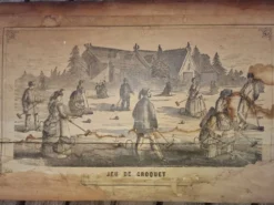 Jeu de croquet ancien