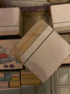 Jeu de cubes en bois xixeme