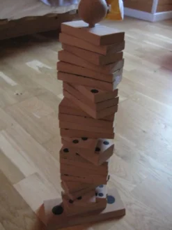 jeu de dominos en bois