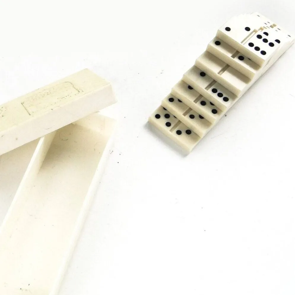Jeu de dominos postmoderne, URSS, années 1970, ensemble de 28