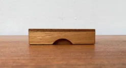 Jeu de dés déco scandinave en teck du milieu du siècle, années 1960