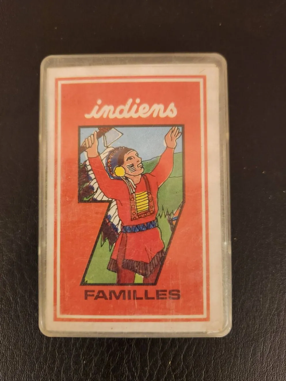Jeu de 7 familles vintage "Les Indiens" | Années 70