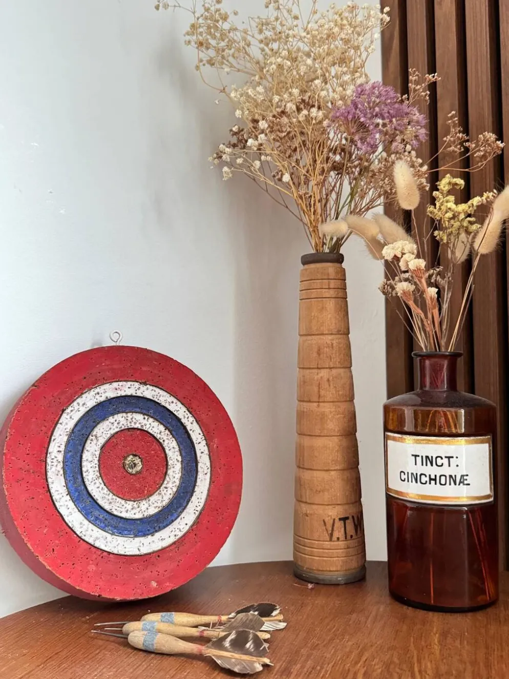 Jeu de fléchettes vintage