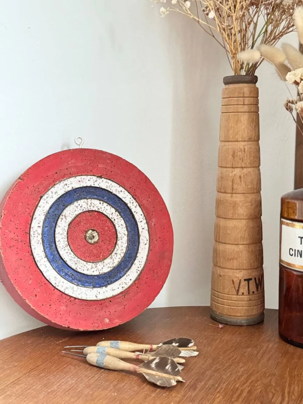 Jeu de fléchettes vintage