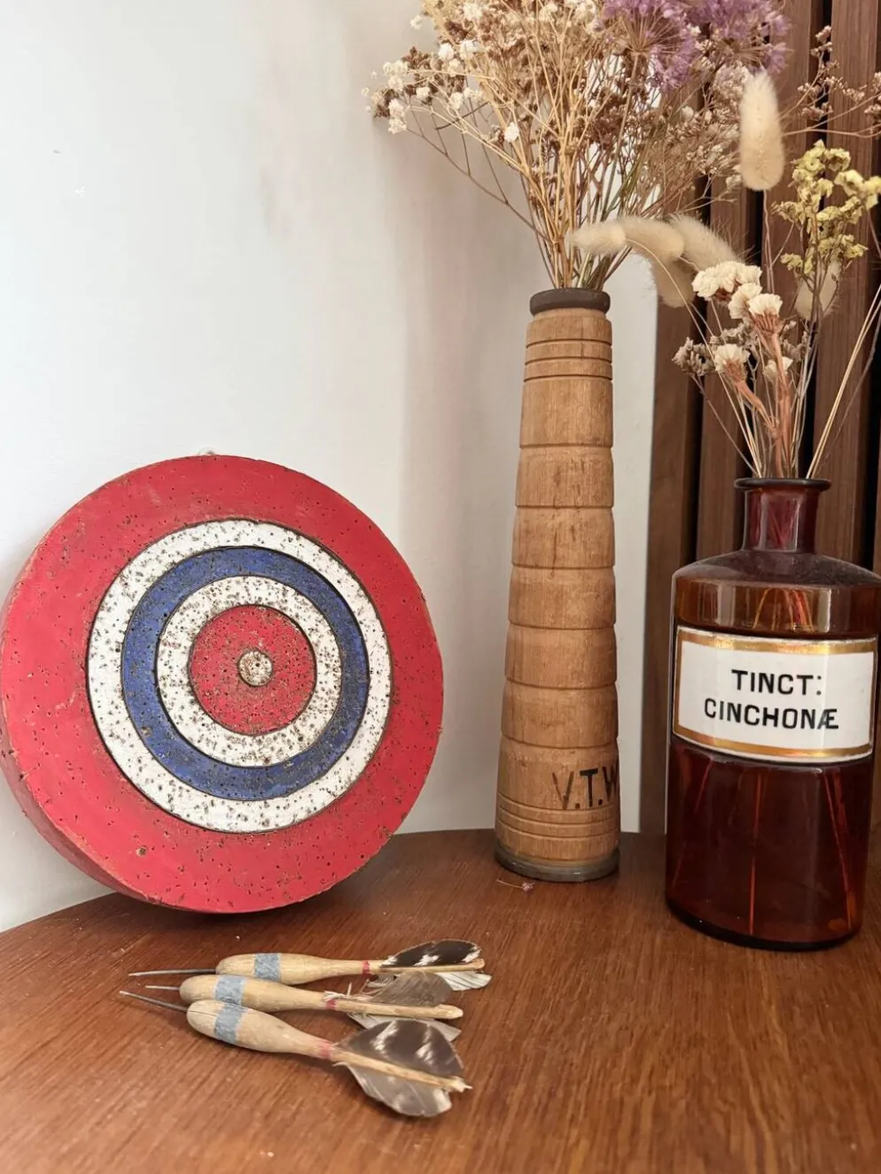 Jeu de fléchettes vintage