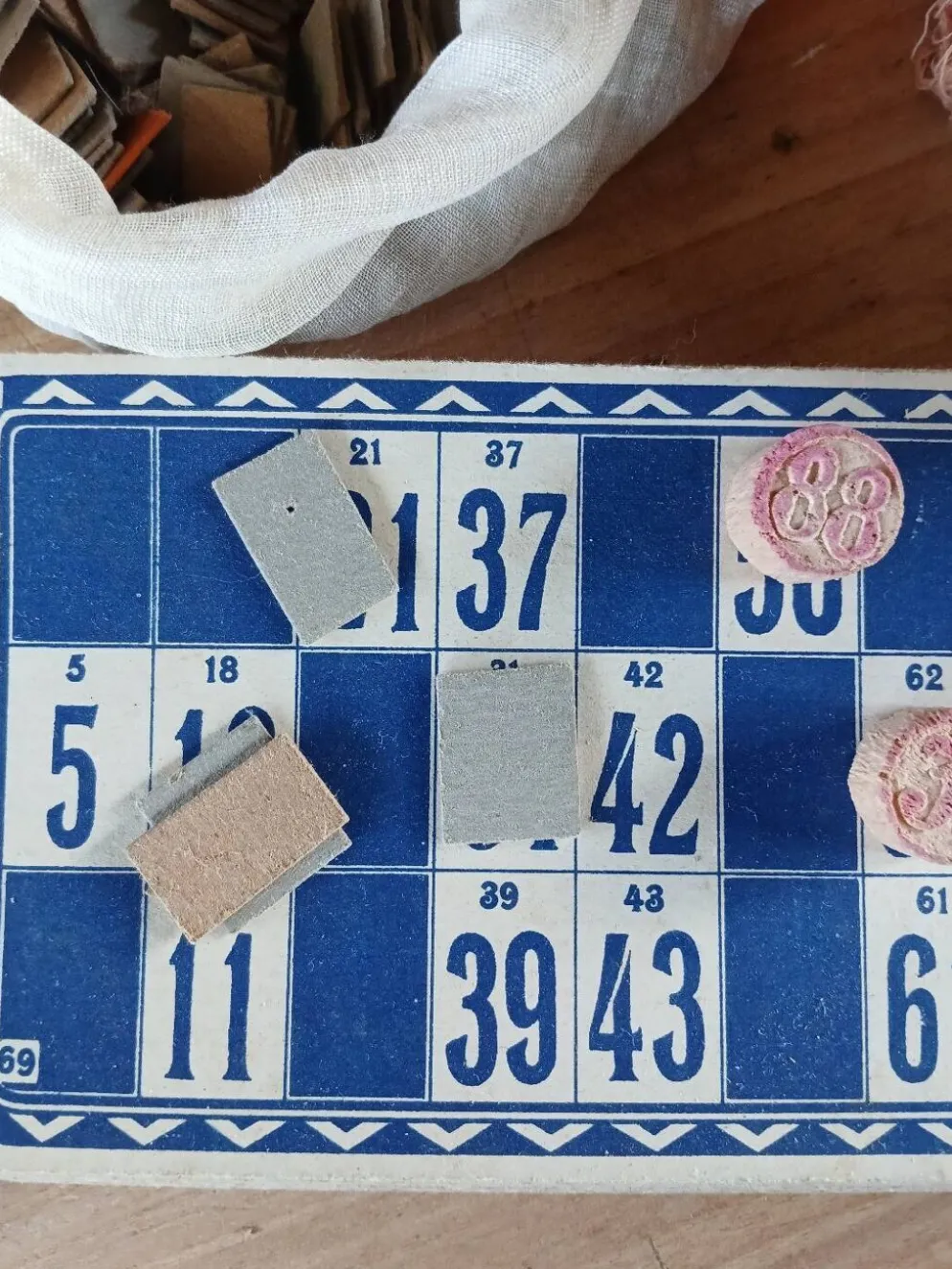 Jeu de loto ancien