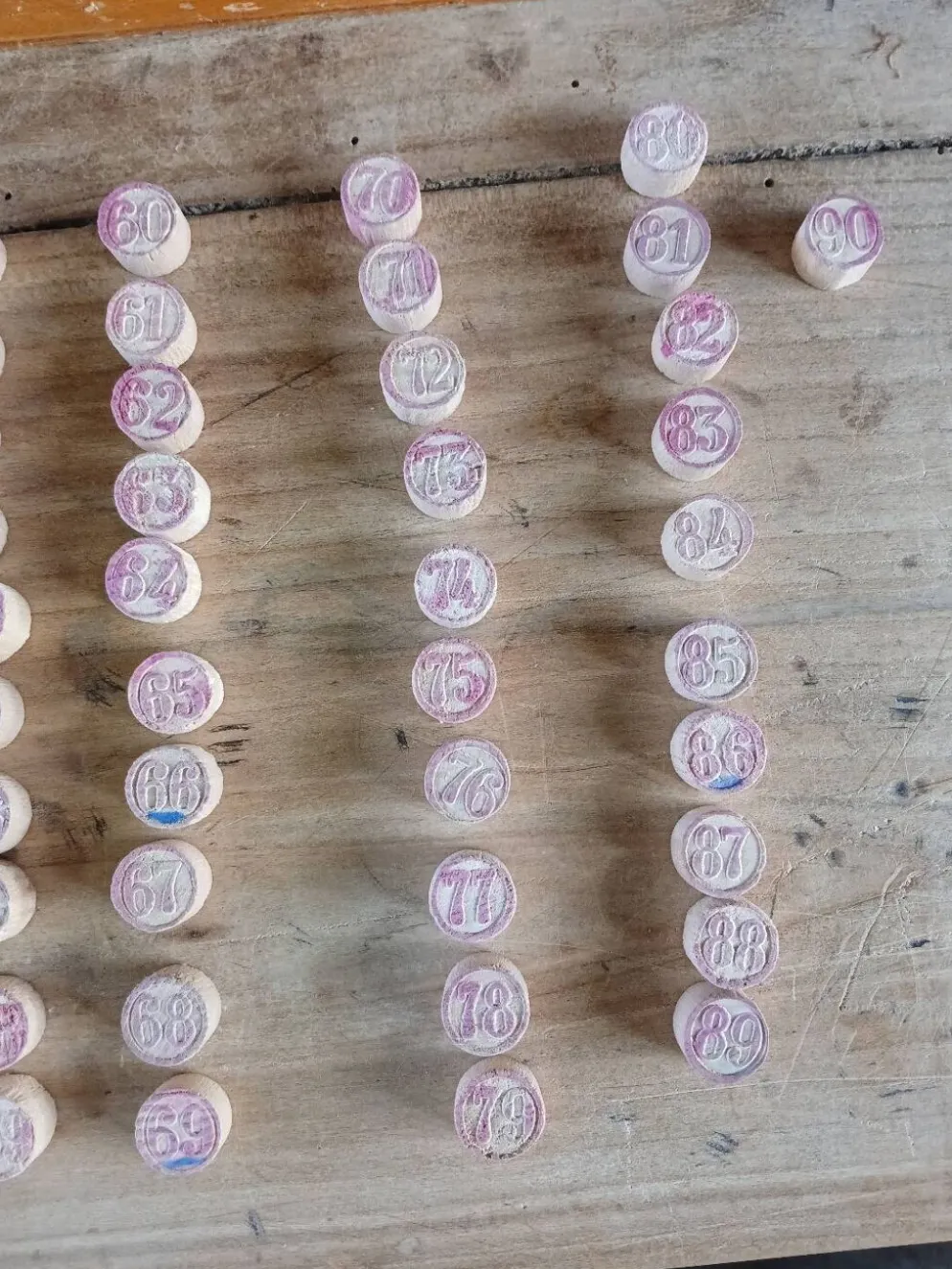 Jeu de loto ancien