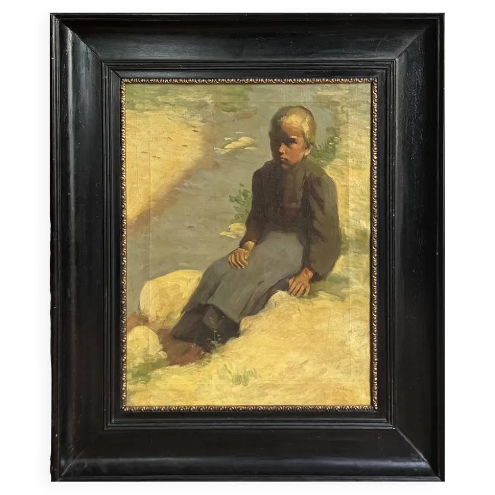 Jeune fille au bord de l’eau
