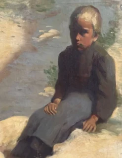 Jeune fille au bord de l’eau