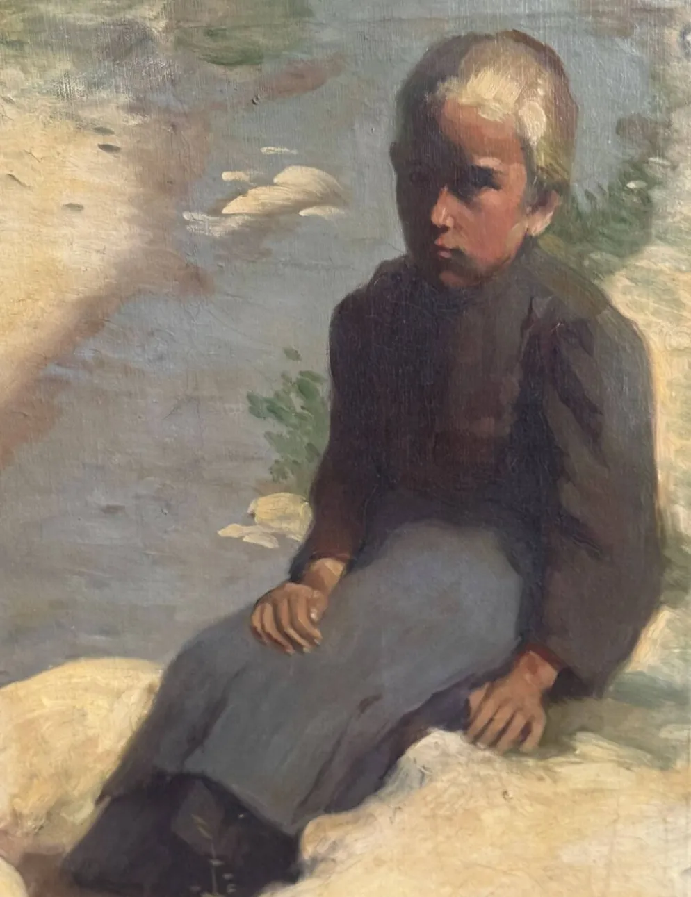 Jeune fille au bord de l’eau
