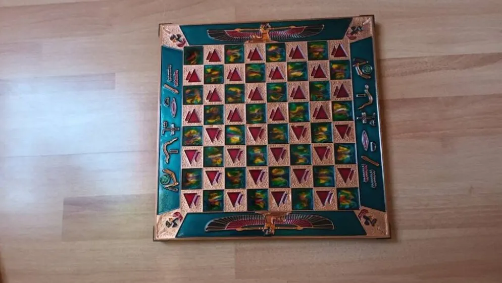 Jeux d'échec égyptien vintage
