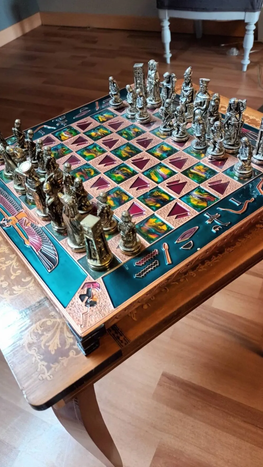 Jeux d'échec égyptien vintage