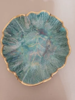 Josef Ekberg Gustavsberg– Grand plat décoratif en céramique – Art Déco 1931