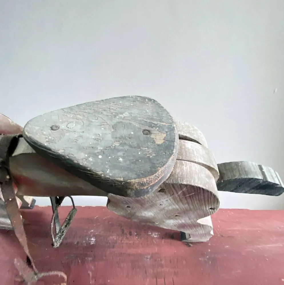 Jouet cheval de bois 50's