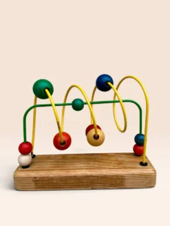 Jouet d'éveil boulier en bois multicolore