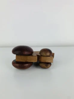 Jouet vintage scandinave en teck, années 60