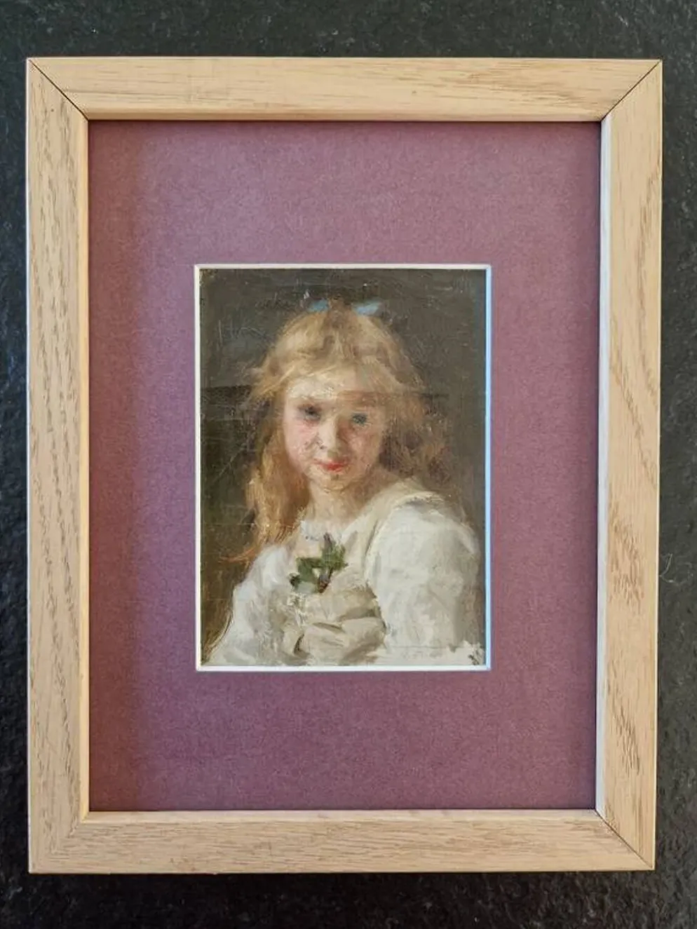 Jules Cyrille Cavé (1859-1946) - Huile sur toile - Portrait de jeune fille