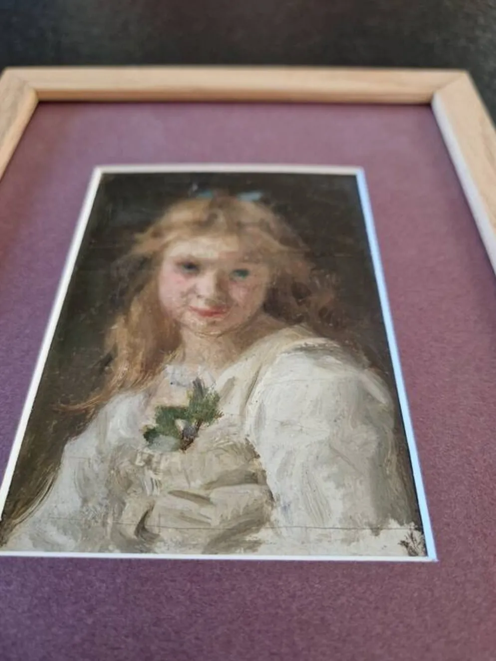 Jules Cyrille Cavé (1859-1946) - Huile sur toile - Portrait de jeune fille