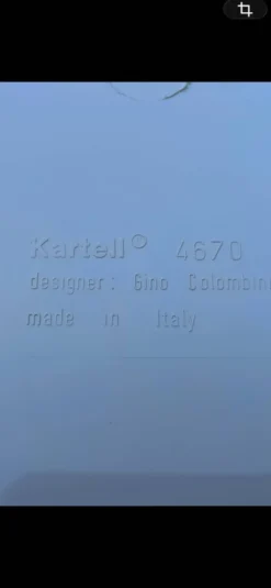 Kartell 4670 poubelle de bureau