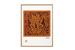 Keith Haring. Sérigraphie en couleurs numérotée. Années 1990.