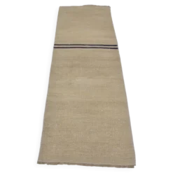 Kilim en chanvre anatolien blanc cassé sku 3928