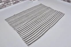 Kilim en chanvre Oushak vintage neutre sku 3725
