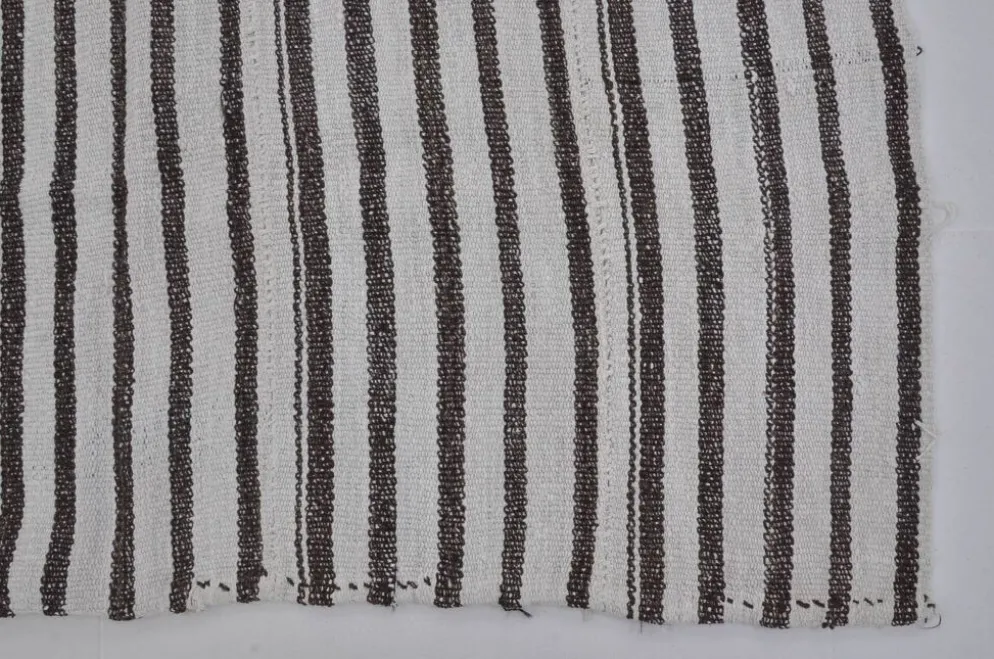 Kilim en chanvre Oushak vintage neutre sku 3725
