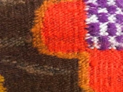 Kilim polonais ou tapis mural avec motif d'arbre et de fleurs de Cepelia, années 1960.