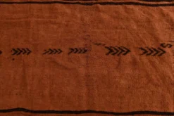 Kilim Turc Vintage Terracotta, Motif Tribal, Tapis Chambre Bohème, 147x245Cm