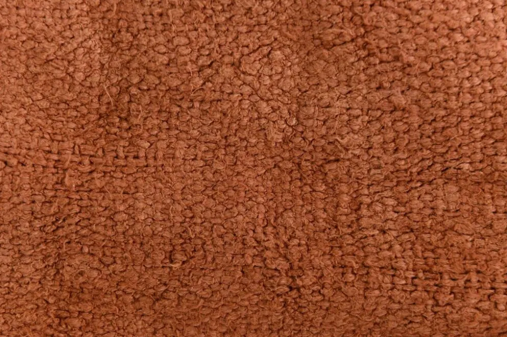 Kilim Turc Vintage Terracotta Uni, Tapis Naturel pour Salon et Chambre