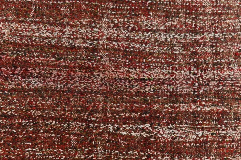 Kilim Vintage Turc Rouge Brique, Tissé Main, Style Rustique Moderne, 82x315