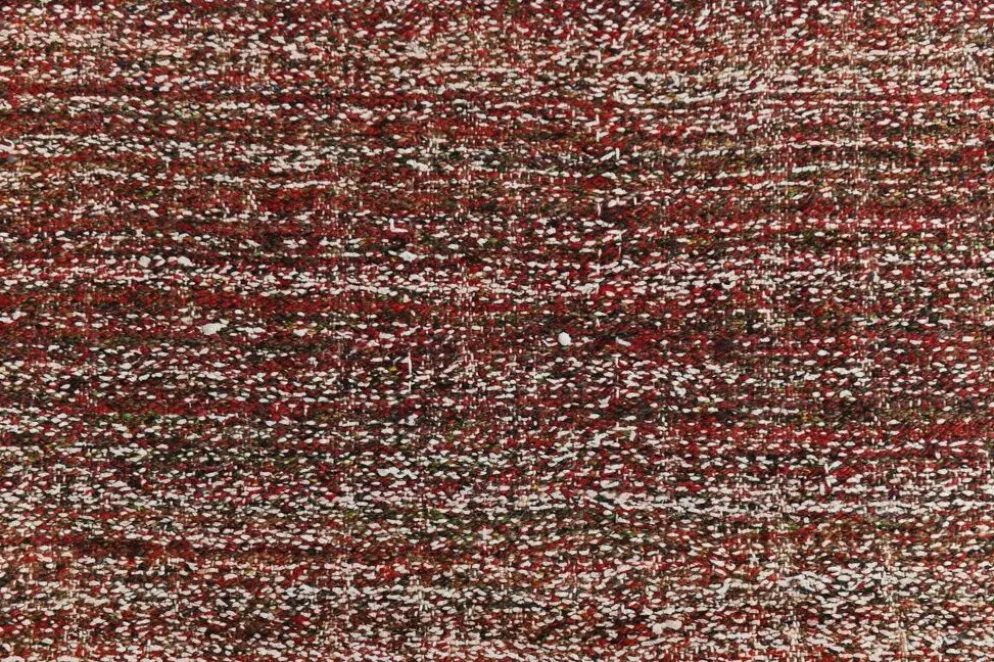 Kilim Vintage Turc Rouge Brique, Tissé Main, Style Rustique Moderne, 82x315