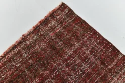 Kilim Vintage Turc Rouge Brique, Tissé Main, Style Rustique Moderne, 82x315