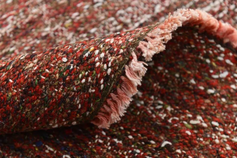 Kilim Vintage Turc Rouge Brique, Tissé Main, Style Rustique Moderne, 82x315