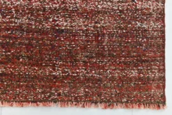 Kilim Vintage Turc Rouge Brique, Tissé Main, Style Rustique Moderne, 82x315