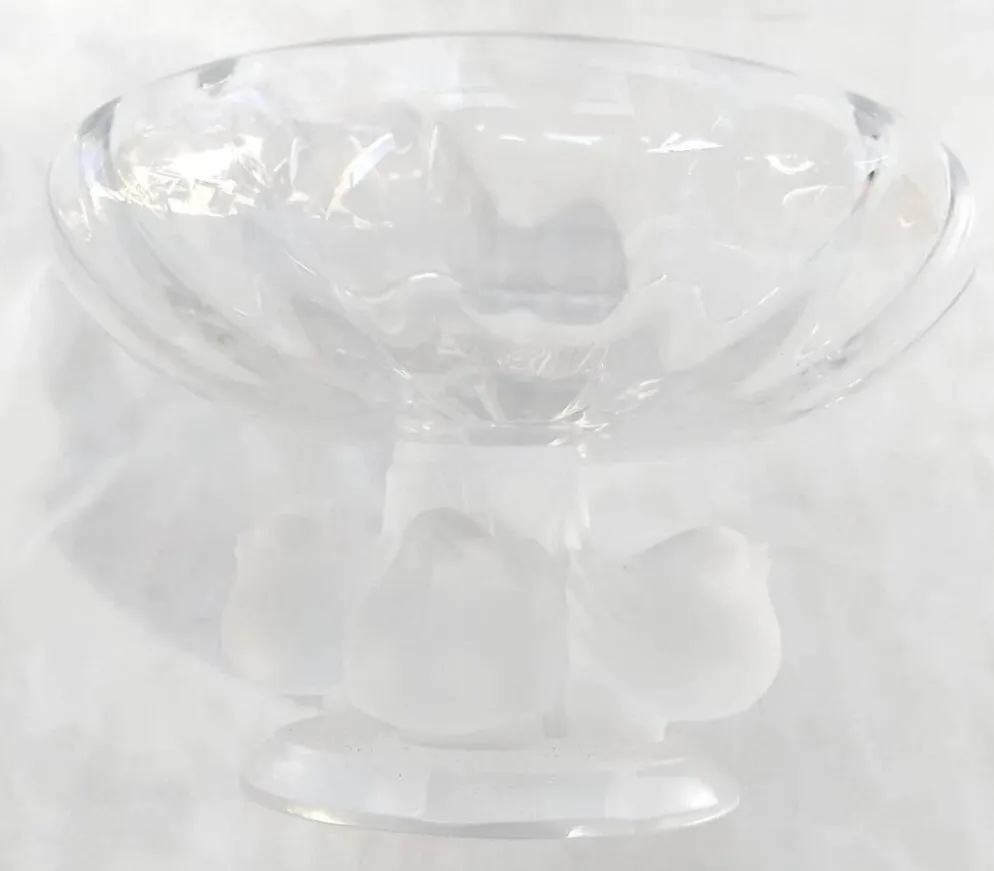 Lalique France - Coupe En Cristal Modèle Nogent Signé