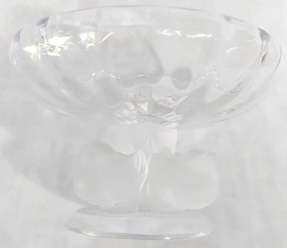 Lalique France - Coupe En Cristal Modèle Nogent Signé