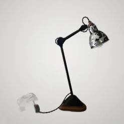 Lampe ajustable gras brevetée sgdg" n206 / n1056 "petit modèle" aluminium