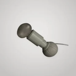 Lampe de bureau design Gino Sarfatti Arteluce 600c cuir métal 1970