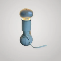 Lampe de bureau design Gino Sarfatti Arteluce 600c cuir métal 1970