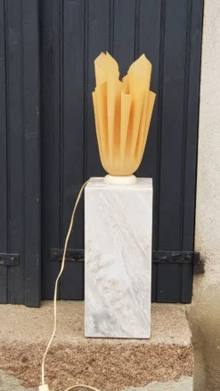 Lampe Georgia Jacob Ophélie et sa colonne en marbre