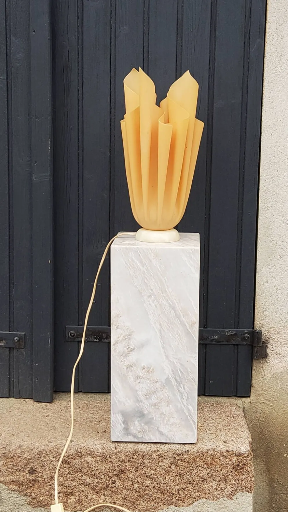 Lampe Georgia Jacob Ophélie et sa colonne en marbre